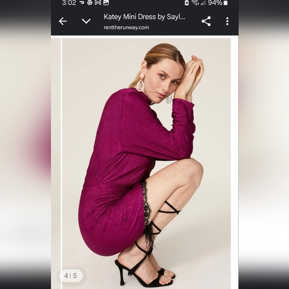 Saylor Designer Katy Mini Dress L RTR - Picture 3 of 14